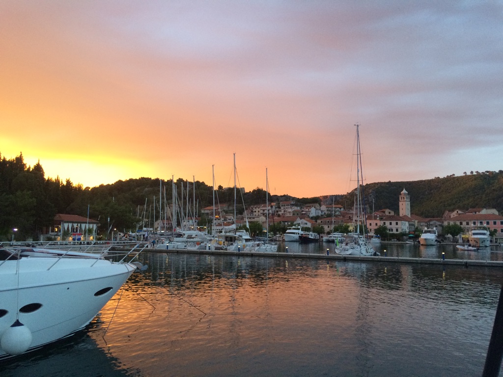 skradin croatia catamaran