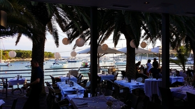 Restaurant near the sea in Croatia -Croatia catamaran