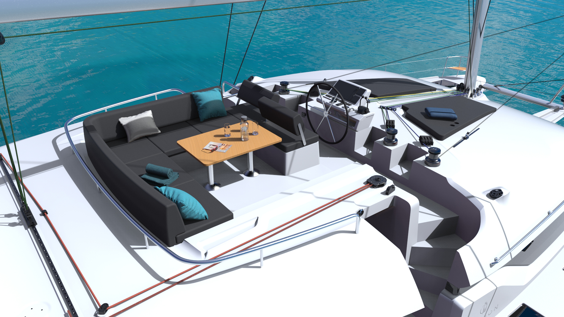Lagoon 51 flybridge