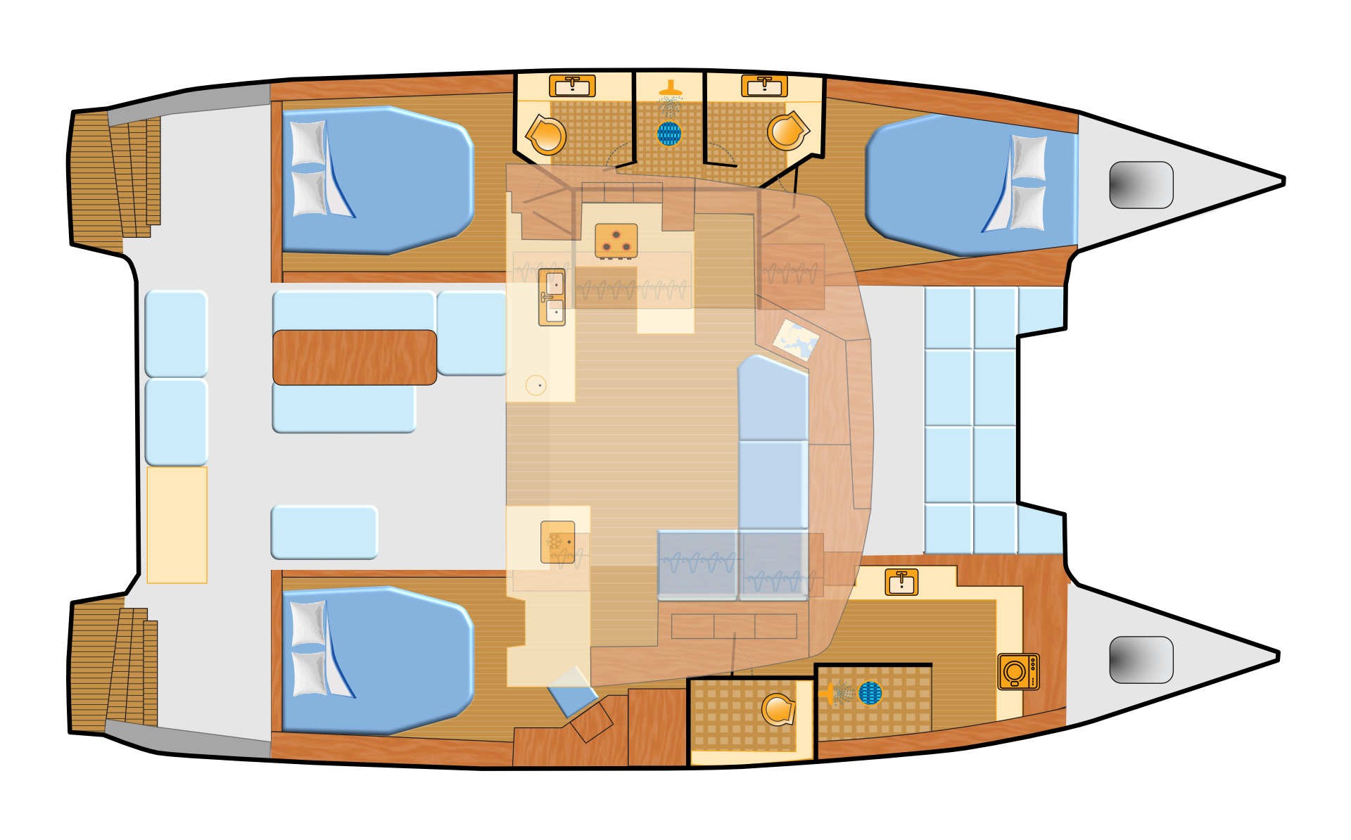 Fountaine Pajot Astrea 42, Calypso