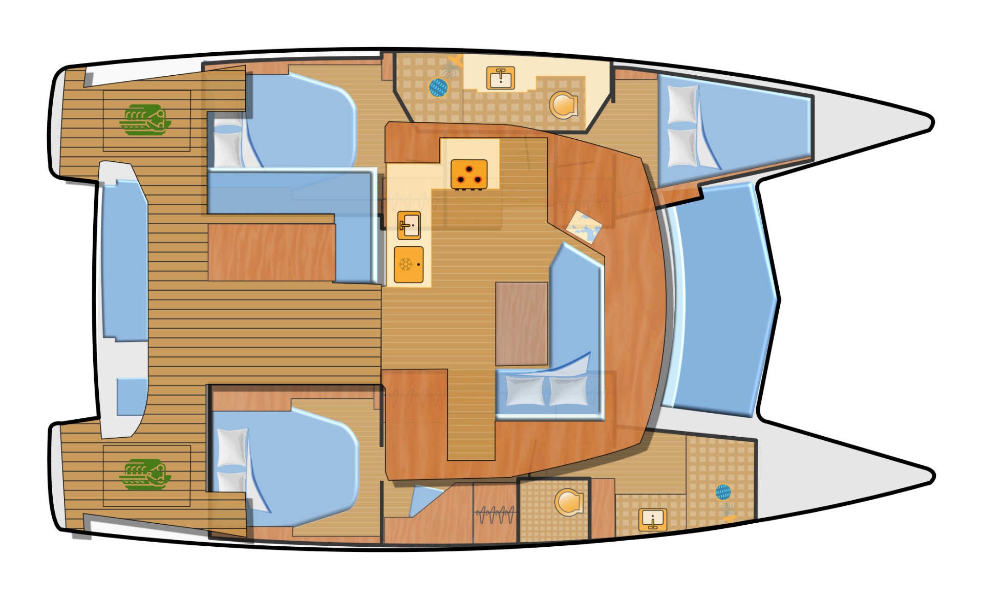 Fountaine Pajot Lucia 40, Idefix